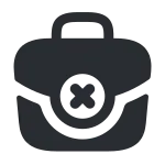 Brifecase Cross SVG Icon
